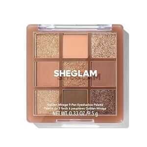 SHEGLAM Eyeshadow Palette 9-Color Ultra-pigmented Shimmer & Matte Shades